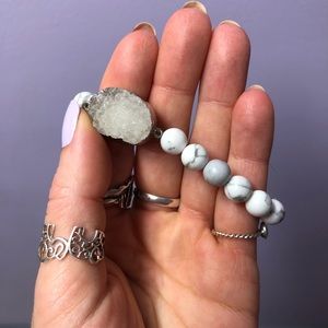 White jasper bracelet